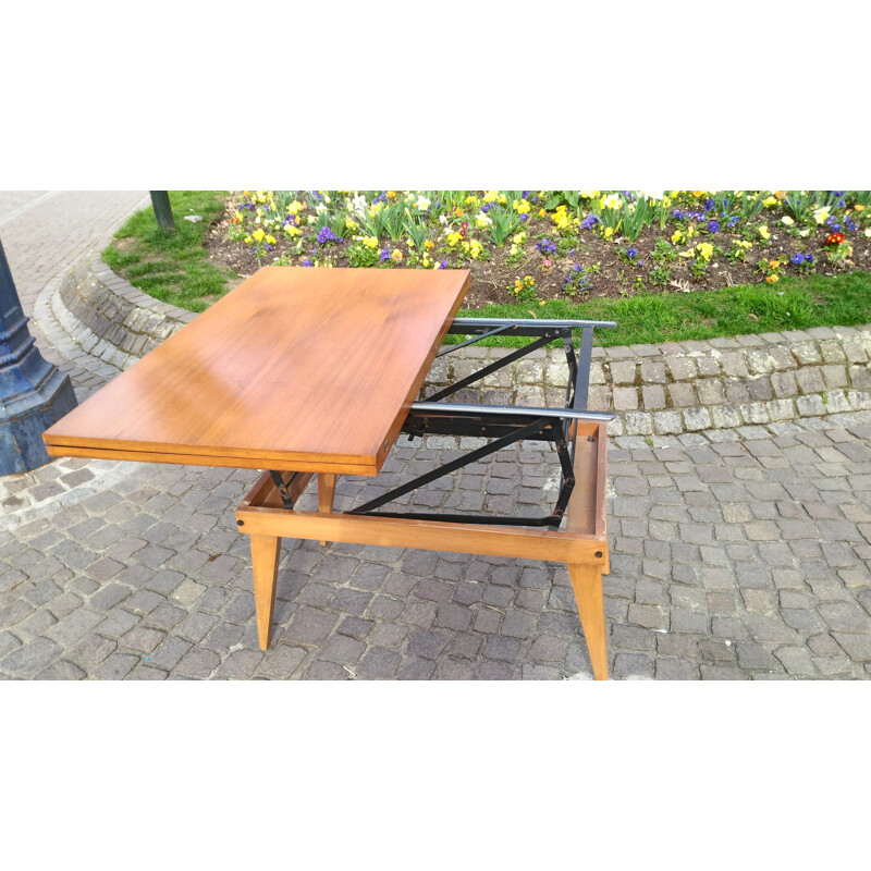 Vintage modular table by Albert Ducrot for Ducal - 1950s