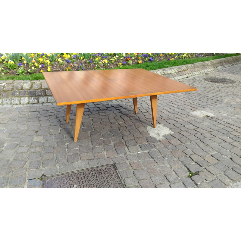 Vintage modular table by Albert Ducrot for Ducal - 1950s