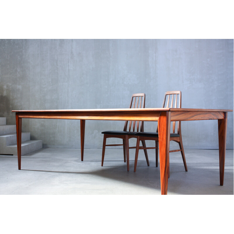 Vintage Danish Rosewood Dining Table - 1960s