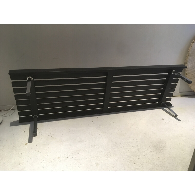 Vintage Ducth Slat Bench - 1960s