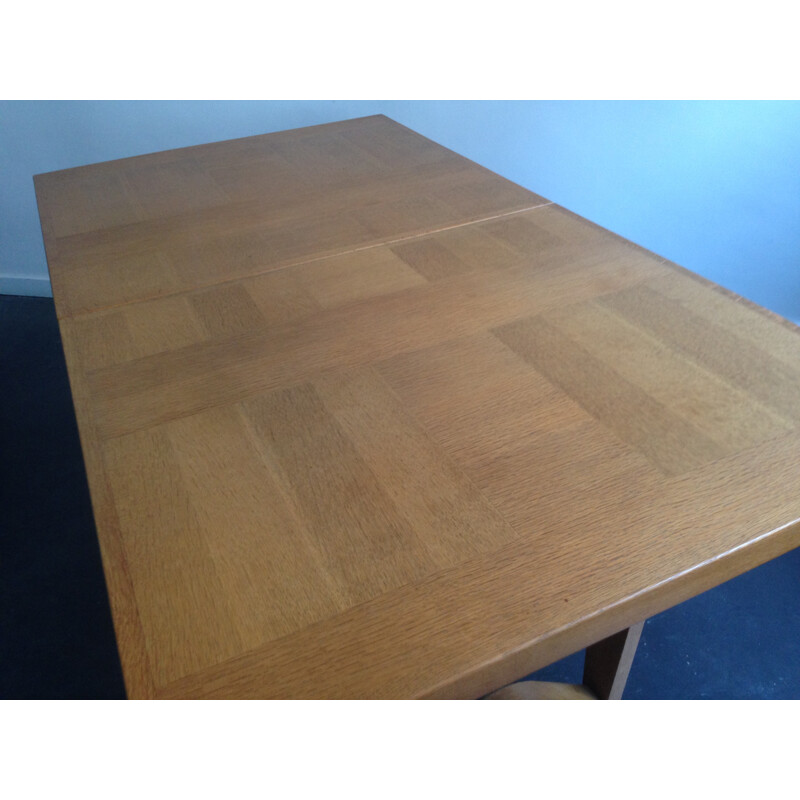 Vintage dining table by Guillerme and Chambron - 1960s