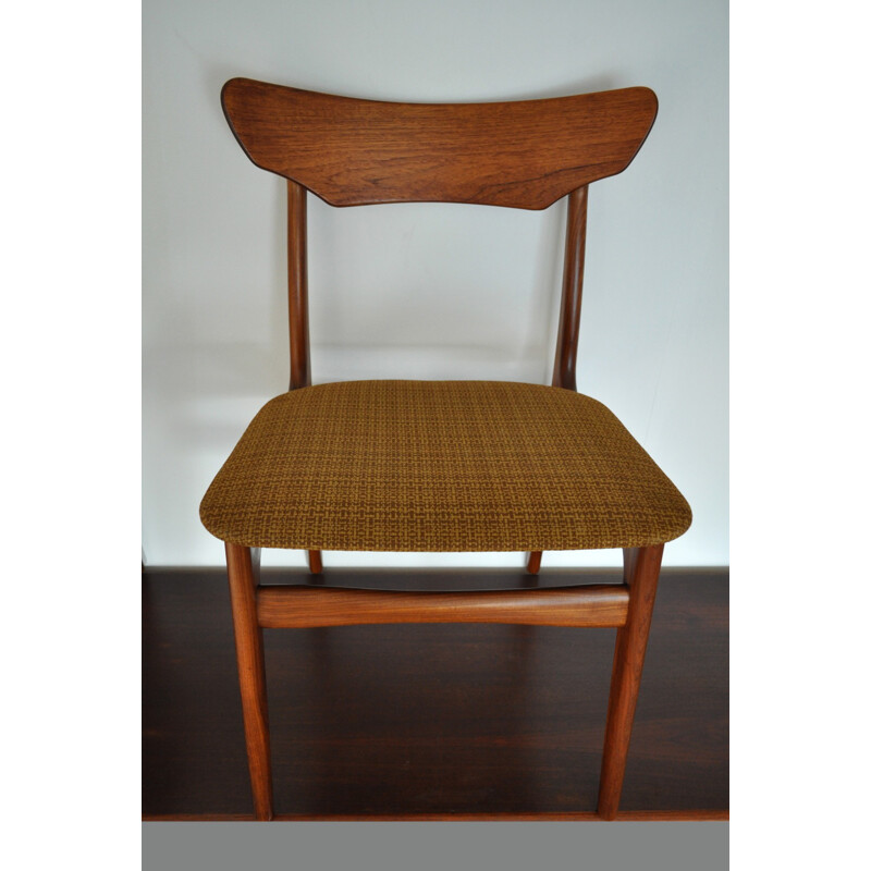 Pair of vintage Teak dining chairs by Schiønning & Elgaard - 1960s