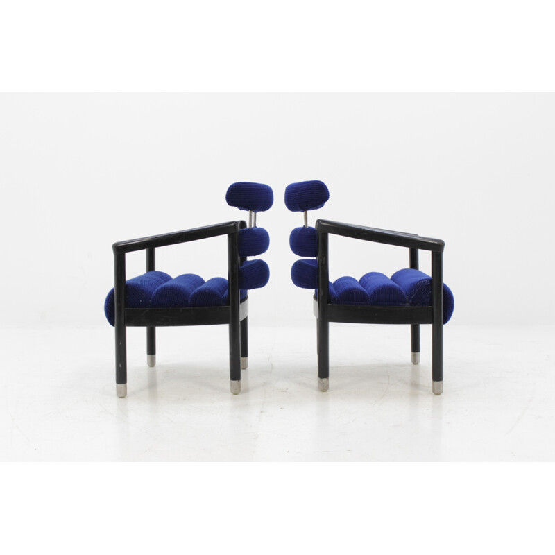 Pair of vintage Armchairs from International hotel Brno - 1970s