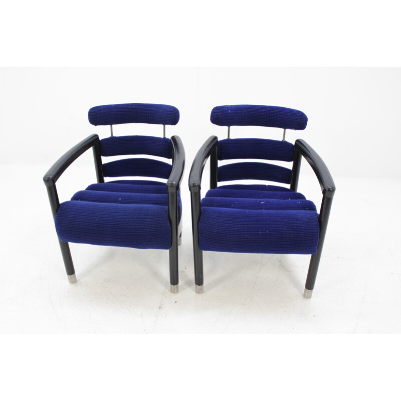 Pair of vintage Armchairs from International hotel Brno - 1970s