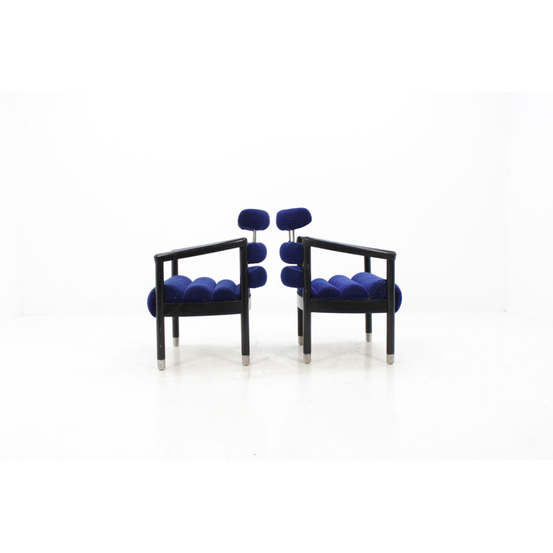 Pair of vintage Armchairs from International hotel Brno - 1970s