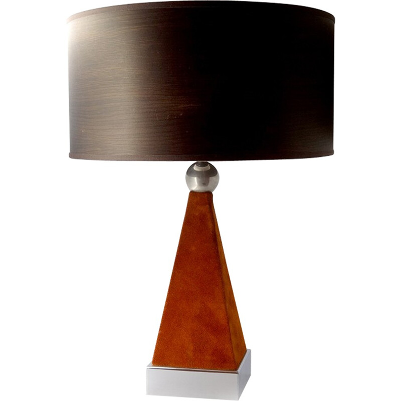 Vintage Geometric Table Lamp - 1970s 