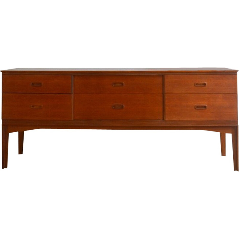 6 Drawer Sideboard by Frank Guille for Austinsuite - 1960s