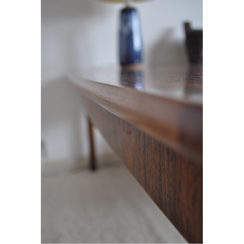 Vintage Danish rosewood veneered coffee table - 1970s