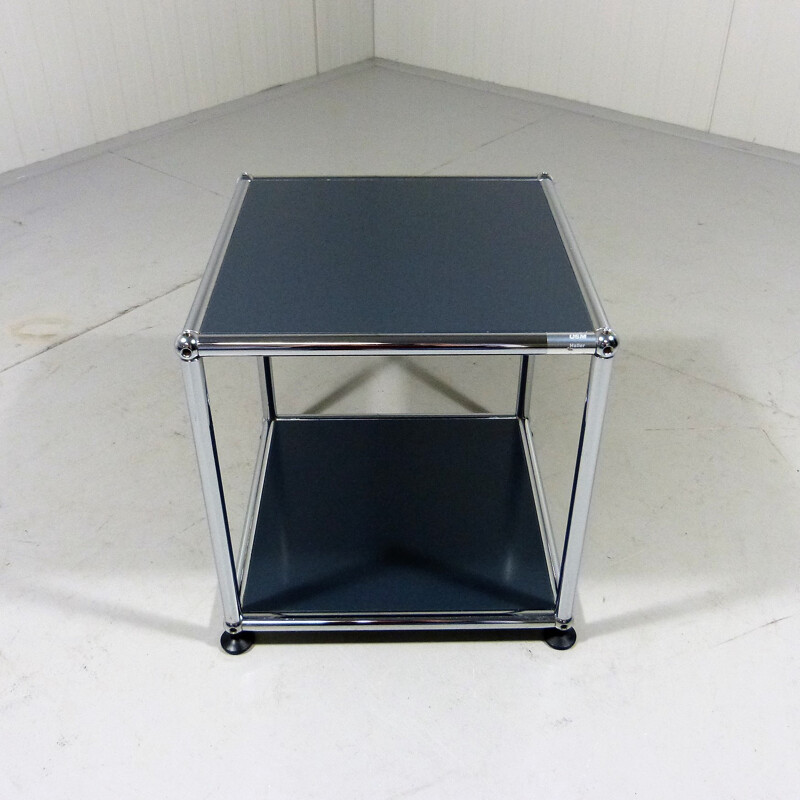 Vintage USM Haller Side Table by Fritz Haller - 1980s