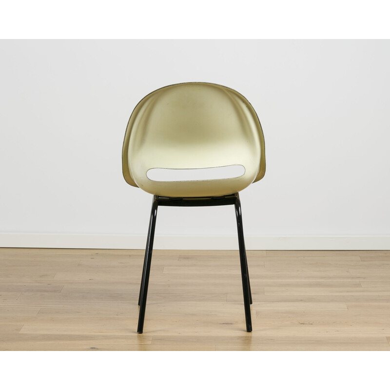 Suite de 4 chaises en métal vintage - 1970