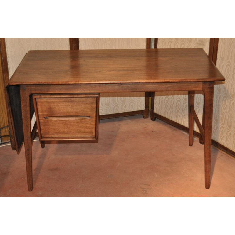 Vintage Scandinavian Rosewood Desk - 1950s