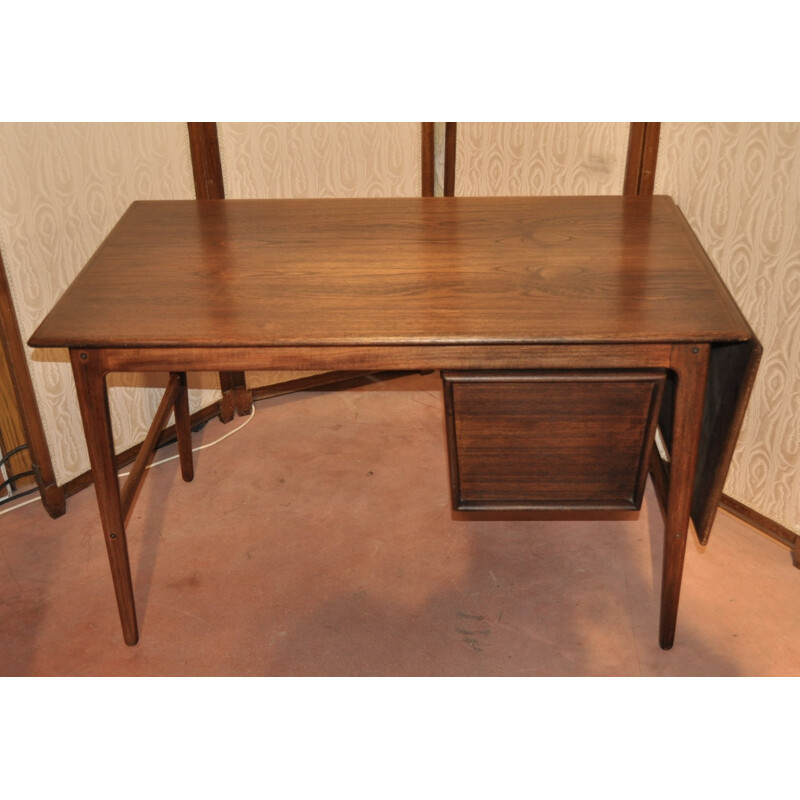 Vintage Scandinavian Rosewood Desk - 1950s