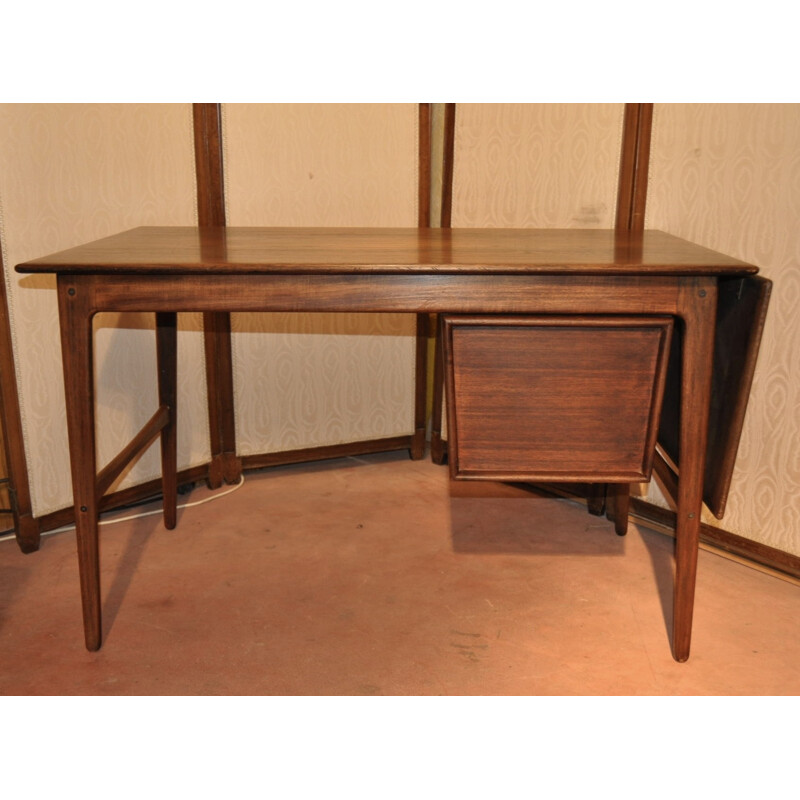 Vintage Scandinavian Rosewood Desk - 1950s