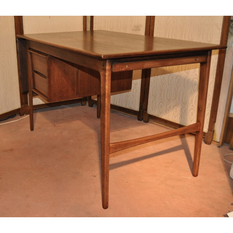 Vintage Scandinavian Rosewood Desk - 1950s