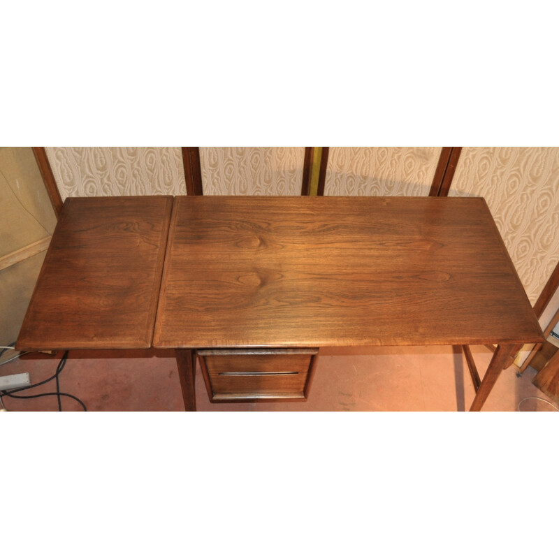 Vintage Scandinavian Rosewood Desk - 1950s