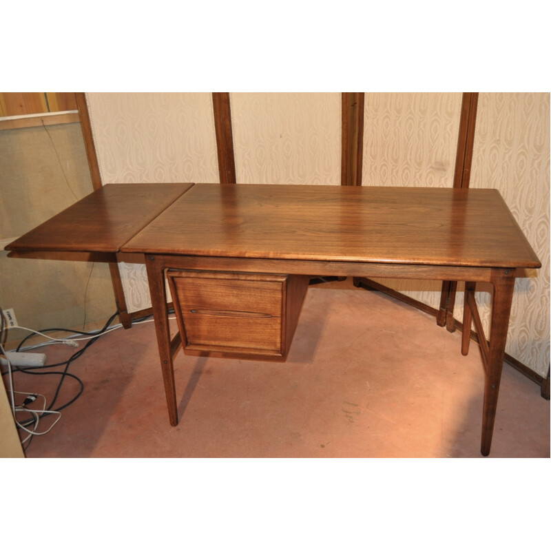 Vintage Scandinavian Rosewood Desk - 1950s