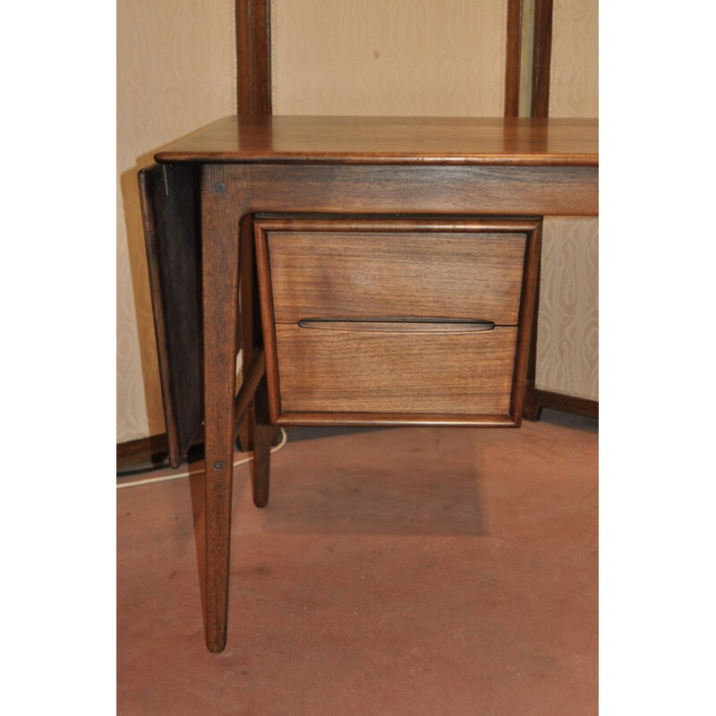 Vintage Scandinavian Rosewood Desk - 1950s