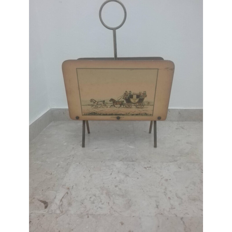 Italian Vintage Magazine Rack - 1950s