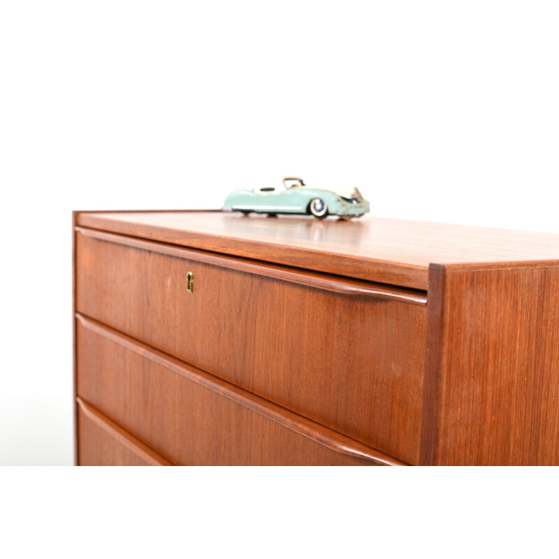 Vintage Danish Teak Chest of Drawers - 1960s