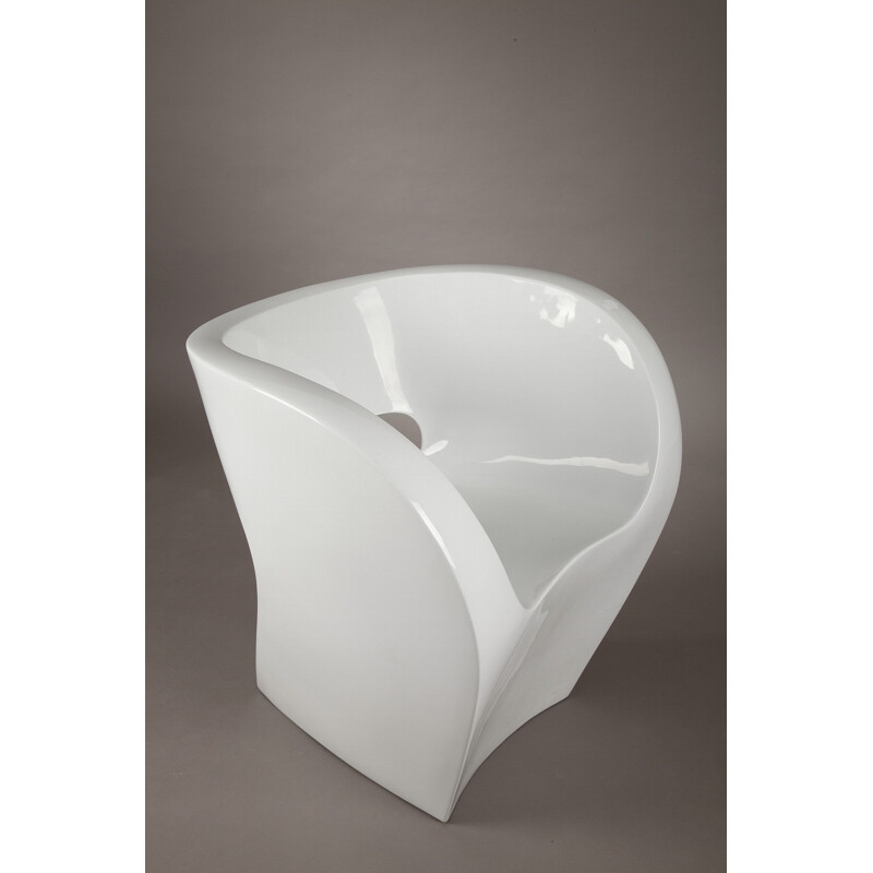 Armchair Little Albert in white plastic, Ron ARAD - 2000s