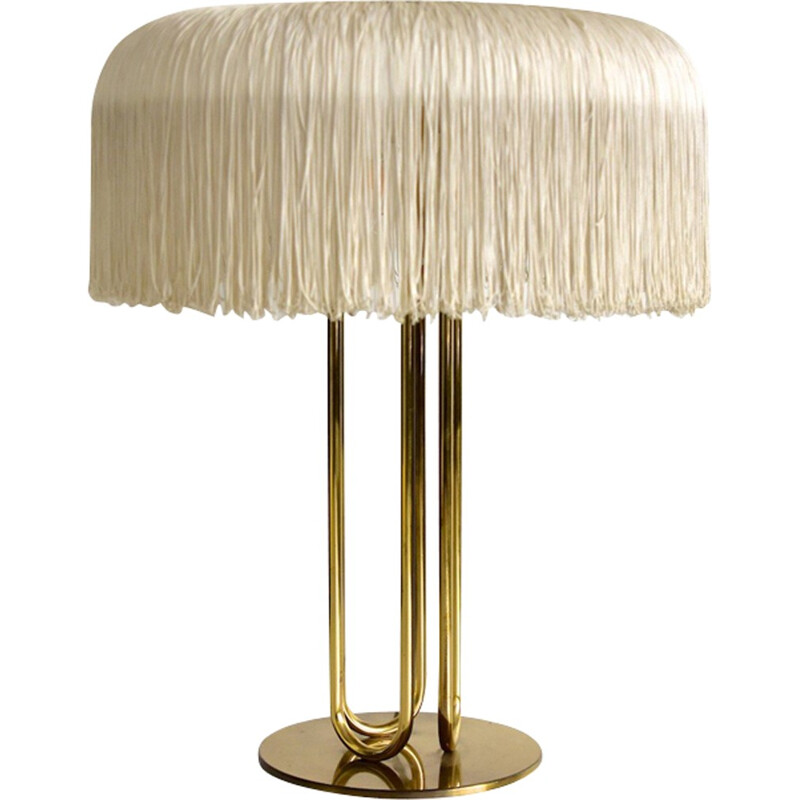 Lampe de Table Fringe Vintage en Soie par Hans Agne Jakobsson - 1960