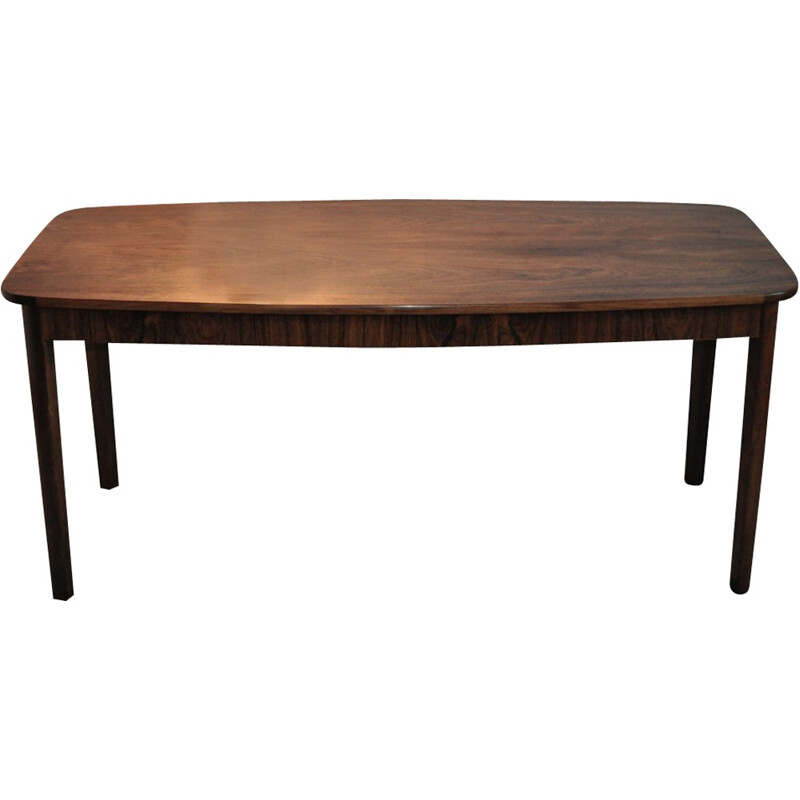 Vintage Danish rosewood veneered coffee table - 1970s