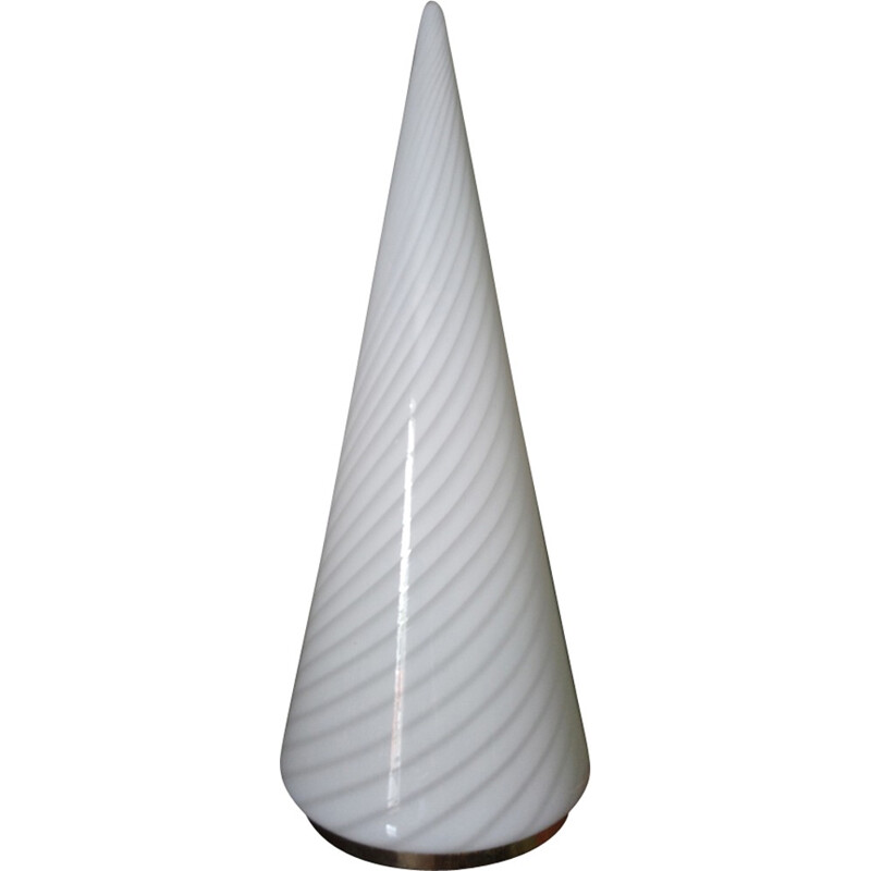 Lampe pyramide en verre de Murano vintage - 1960