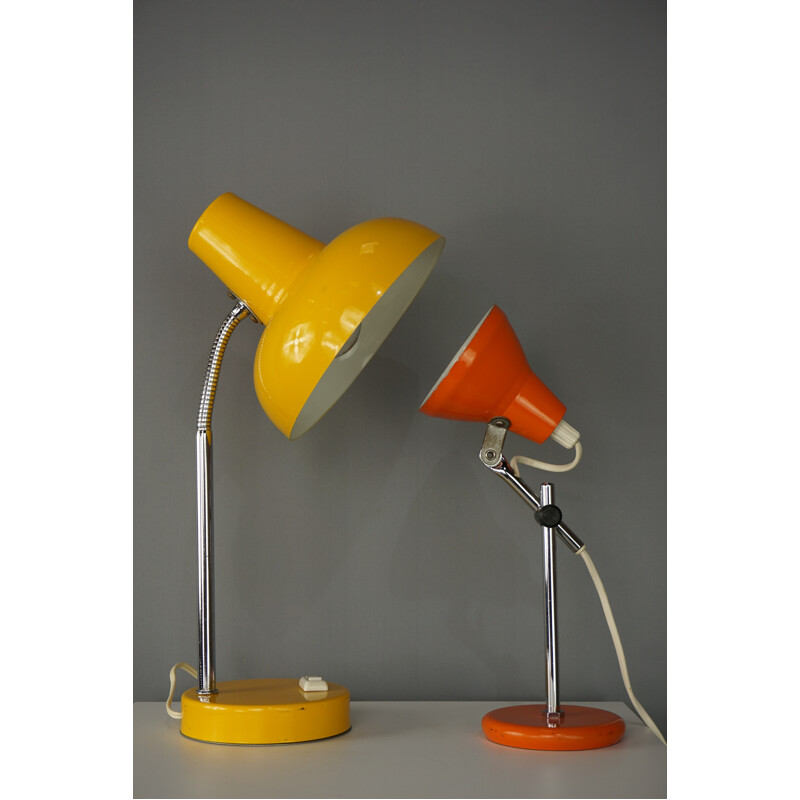 Vintage articulated metal lamp - 1960s