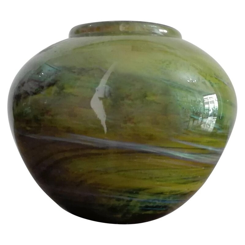Vintage vase in Murano glass by Ercole Borovier - 1970s 