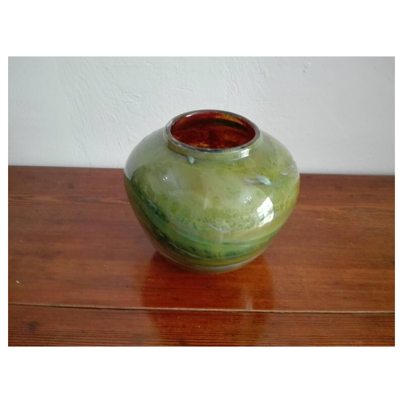 Vintage vase in Murano glass by Ercole Borovier - 1970s 