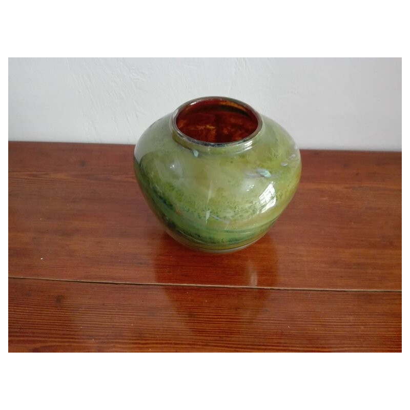 Vintage vase in Murano glass by Ercole Borovier - 1970s 