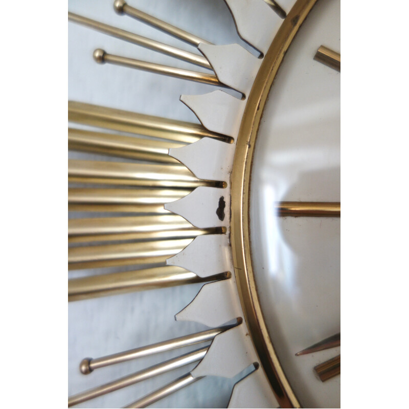 Vintage sun clock from Junghans house - 1960s