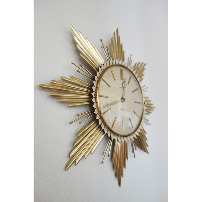 Vintage sun clock from Junghans house - 1960s