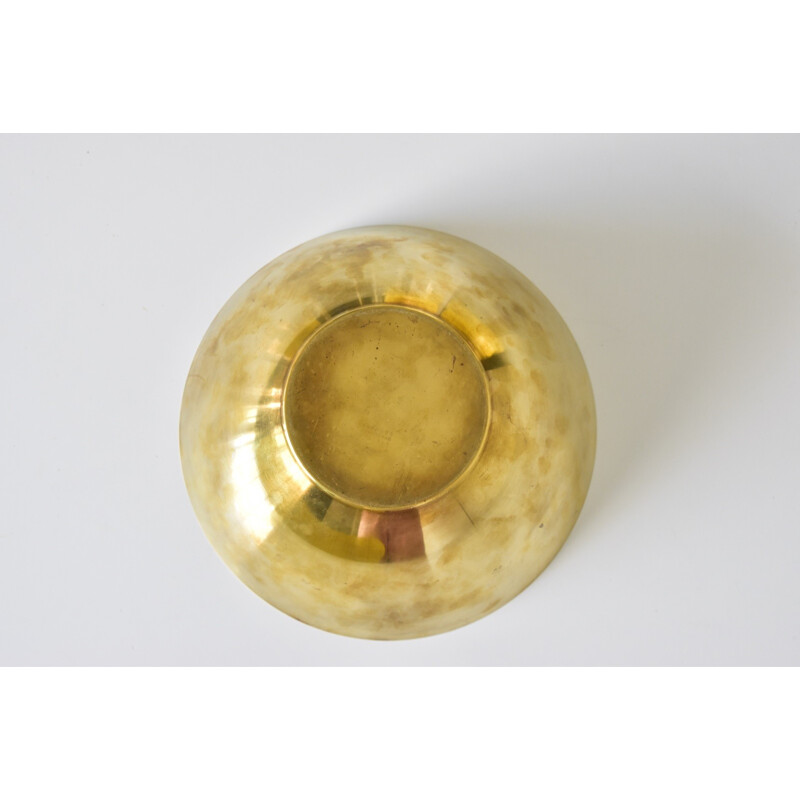 Vintage bowl in brass by Arne Jacobsen for Stelton - 1960s