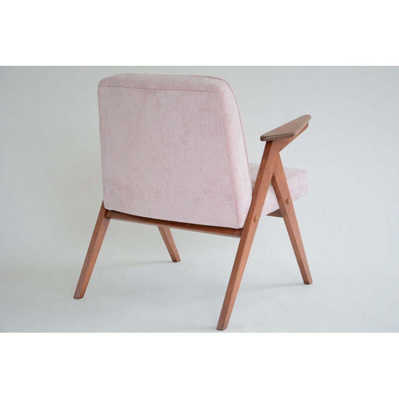 Vintage pale pink armchairs "model 300-177" - 1960s