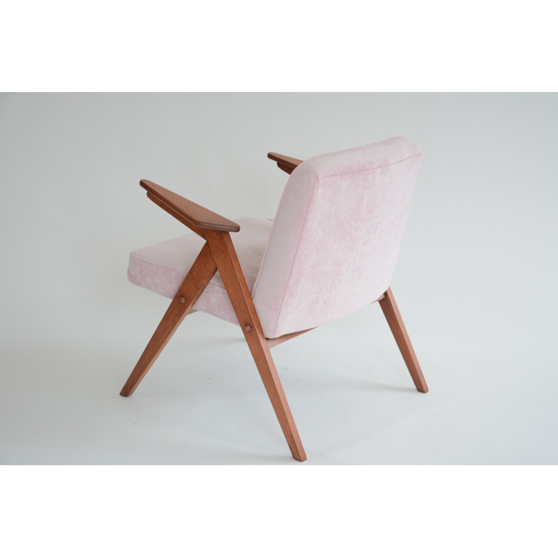 Vintage pale pink armchairs "model 300-177" - 1960s