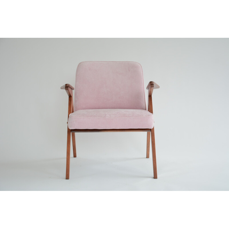 Vintage pale pink armchairs "model 300-177" - 1960s