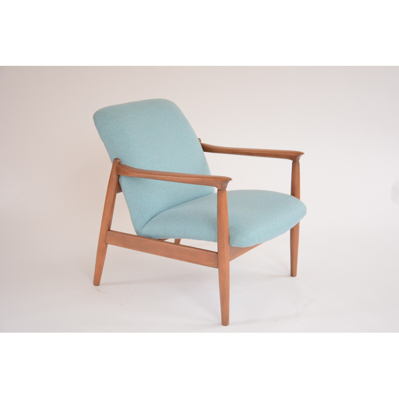 Blue "GMF-64" armchairs by Edmund Homa - 1960s