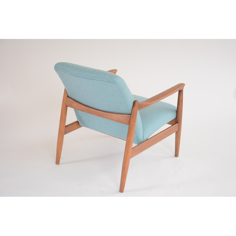 Blue "GMF-64" armchairs by Edmund Homa - 1960s