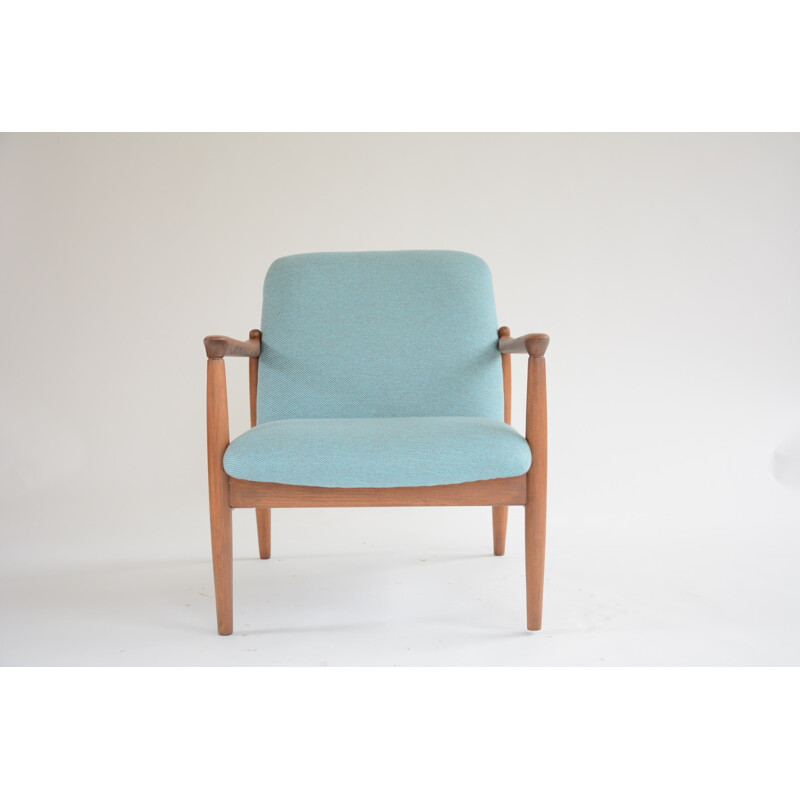 Blue "GMF-64" armchairs by Edmund Homa - 1960s