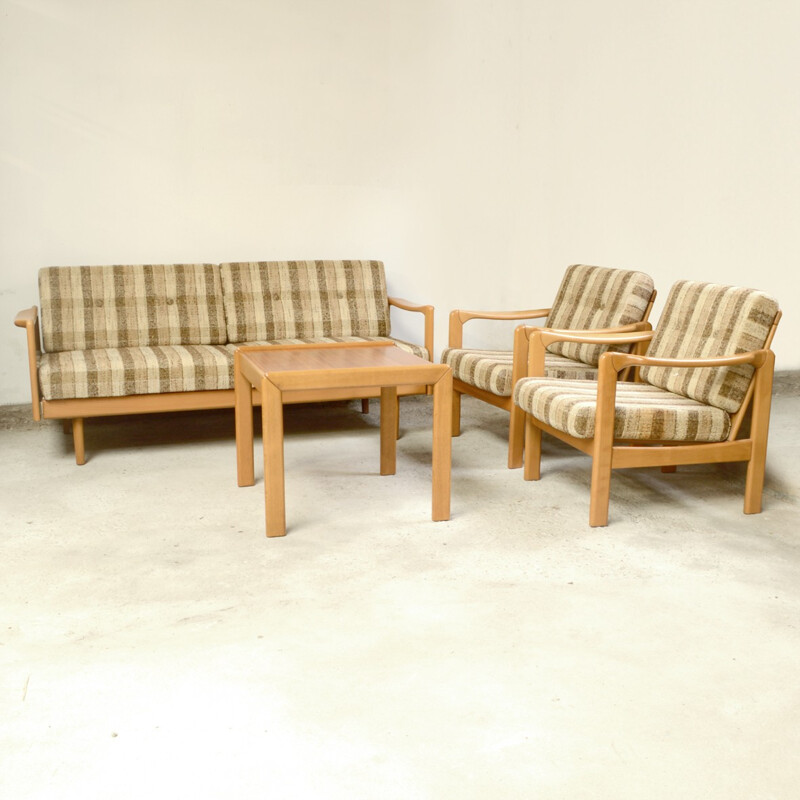 Vintage scandinavian living room set - 1960s