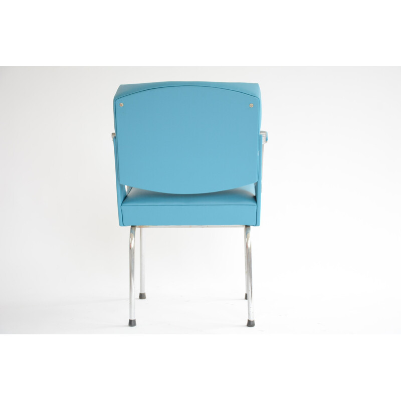 Vintage blue office armchair - 1970s