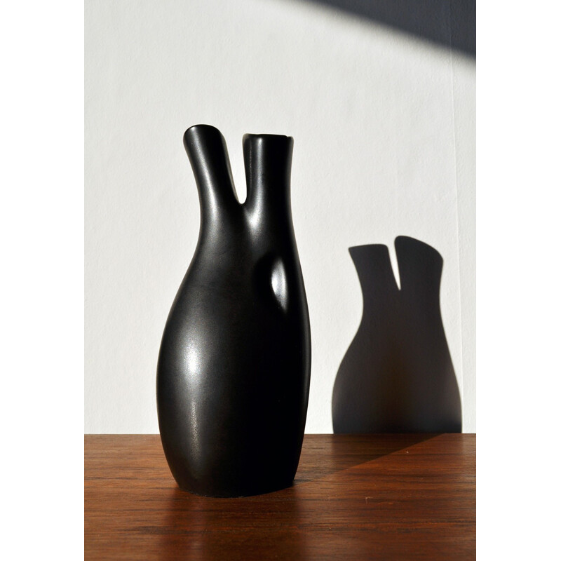 Suite de 2 Vases vintage en céramique de Lillemor Mannerheim - 1950