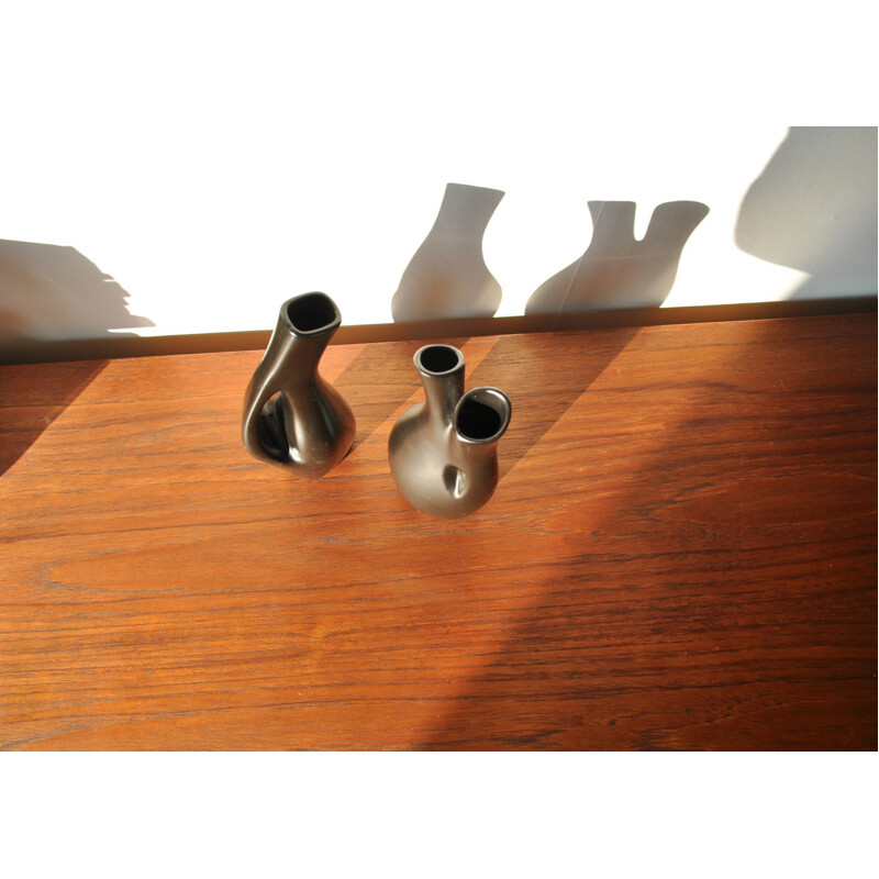 Set of 2 Vintage Swedish Ceramic vases by Lillemor Mannerheim - 1950s