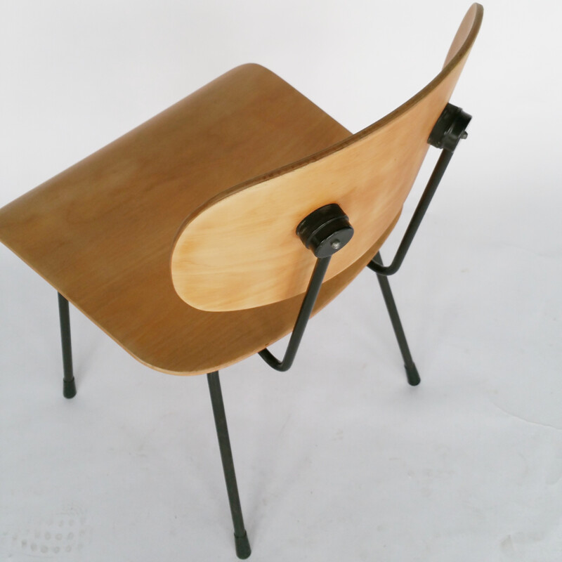 Chaise vintage Modèle 116 par Wim Rietveld pour Gispen - 1960