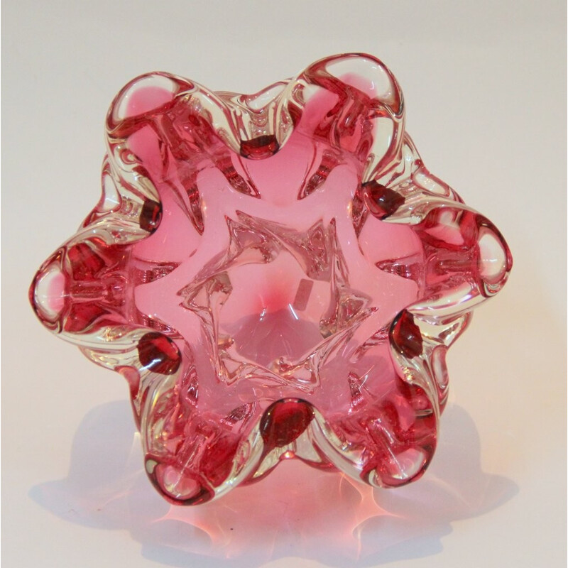 Bohemia glass bowl by Jan kotik - 1960s