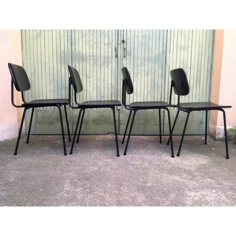 Set of 4 Chairs by Aiborne Carolina Prefacto - 1950s