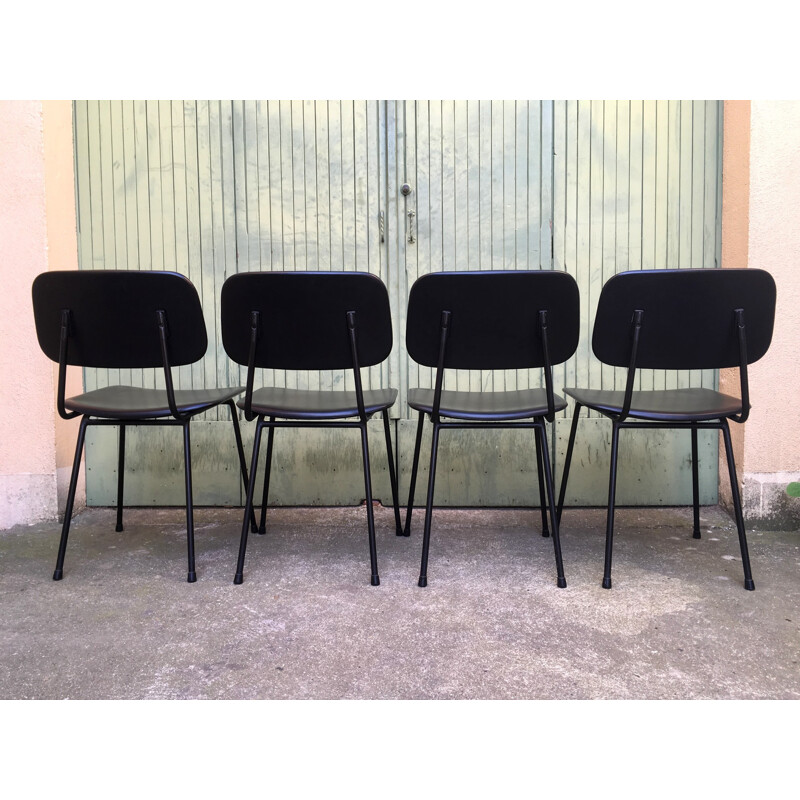 Set of 4 Chairs by Aiborne Carolina Prefacto - 1950s