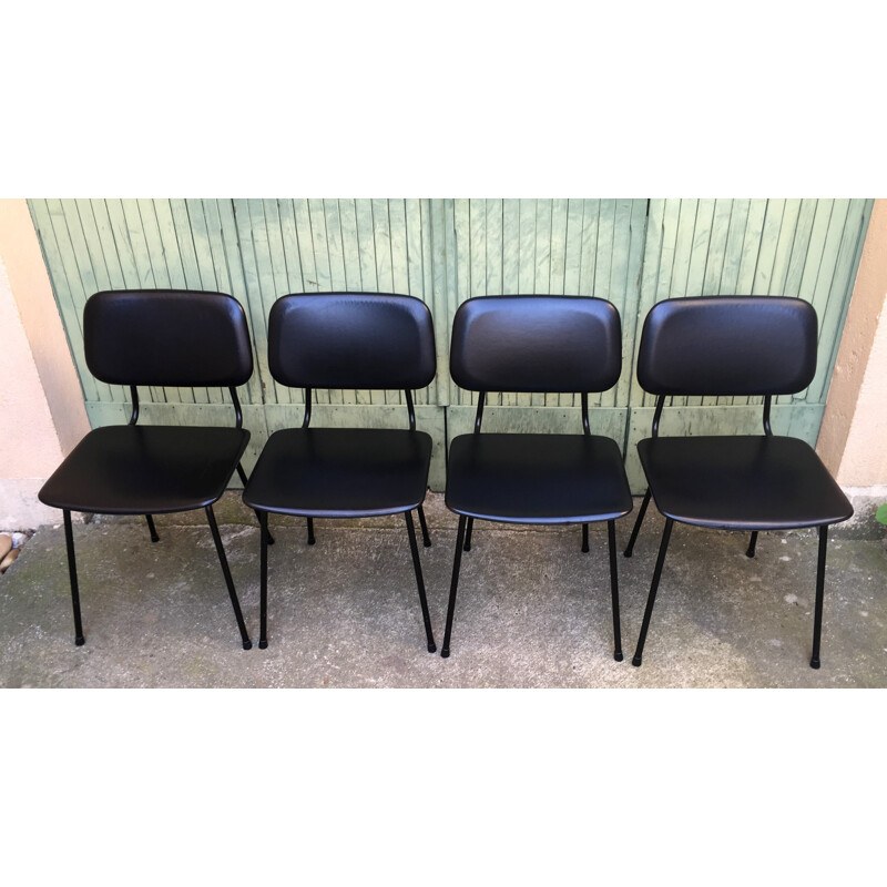 Set of 4 Chairs by Aiborne Carolina Prefacto - 1950s