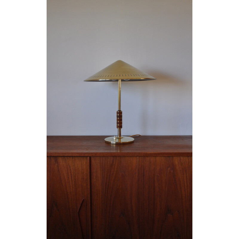 Danish Vintage brass table lamp by Bent Karlby - 1950s